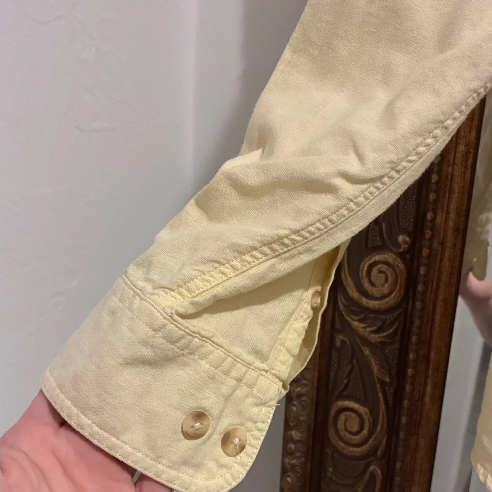 Vintage Disney Yellow Button Down Shirt with Winnie the Pooh - Picture 5 of 5